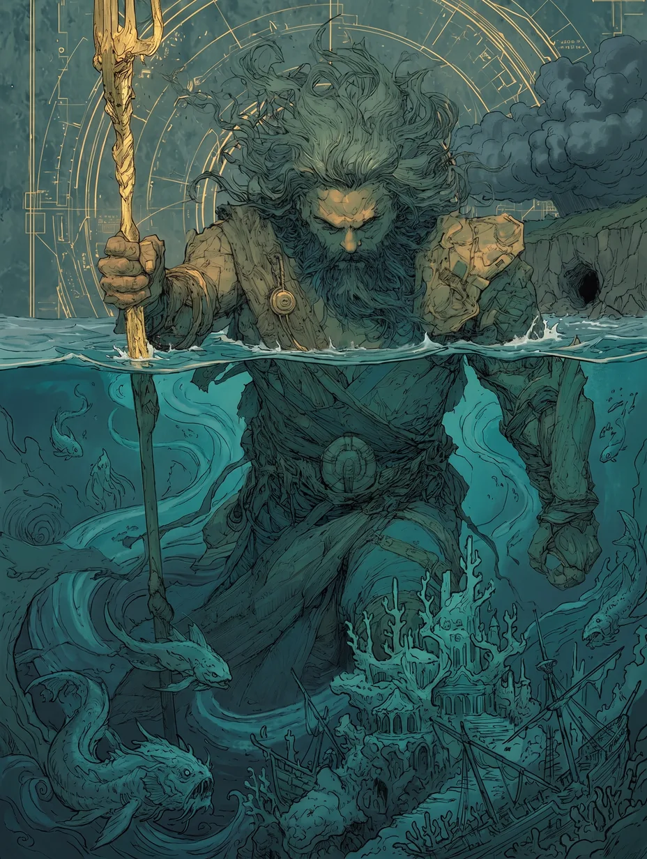 POSEIDON — THE GOD WHO DREW THE DEEP, the birth story